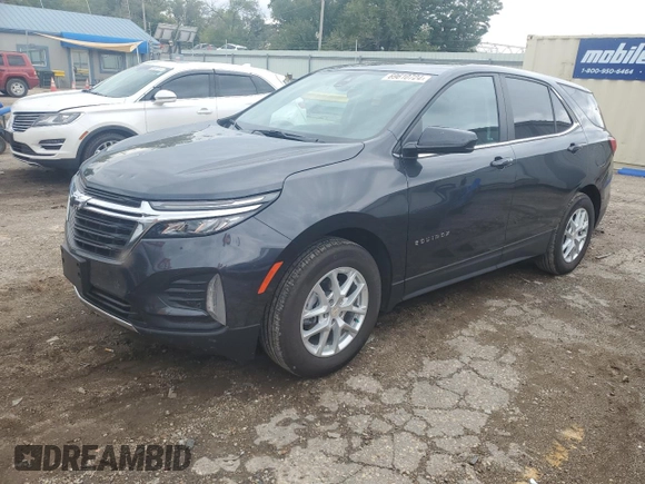 2023 Chevrolet Equinox LT with VIN 3GNAXKEG9PS140513, listed as a Copart auction lot 69610724 with 16,244 mi miles and Clean title. Bid and sale history available at DreamBid. Image 1.