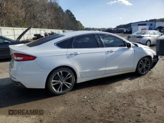 2019 Ford Fusion Titanium with VIN 3FA6P0K99KR217217, listed as a Copart auction lot 47590015 with 105,177 mi miles and Salvage Title. Bid and sale history available at carsss.com. Image 3.