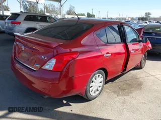 2014 Nissan Versa SV with VIN 3N1CN7AP5EL871556, listed as a IAAI auction lot 42022208 with 1 mi miles. Bid and sale history available at carsss.com. Image 4.