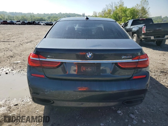 2016 BMW 7 Series 750i xDrive с VIN WBA7F2C56GG417976, выставлен на аукционе Copart как лот 55976095 с пробегом 113 753 миль миль и Списание • Salvage title. История ставок и продаж доступна на DreamBid. Изображение 6.