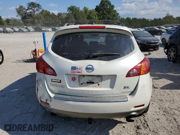 2010 Nissan Murano S with VIN JN8AZ1MU6AW011603, listed as a Copart auction lot 71615624 with 0 mi miles and Clean Title. Bid and sale history available at carsss.com. Image 6.
