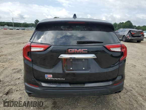 2022 GMC Terrain SLE с VIN 3GKALMEV7NL265651, выставлен на аукционе Copart как лот 58783815 с пробегом 74 346 миль миль и Списание • Salvage title. История ставок и продаж доступна на DreamBid. Изображение 6.