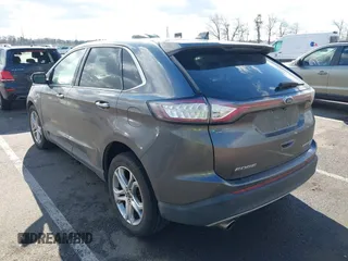 2017 Ford Edge Titanium with VIN 2FMPK4K92HBB82477, listed as a IAAI auction lot 41694124 with 126,524 mi miles. Bid and sale history available at carsss.com. Image 3.