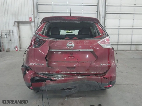 2015 Nissan Rogue SV with VIN 5N1AT2MK7FC835647, listed as a IAAI auction lot 41480827 with 115447 miles. Bid and sale history available at carsss.com. Image 17.