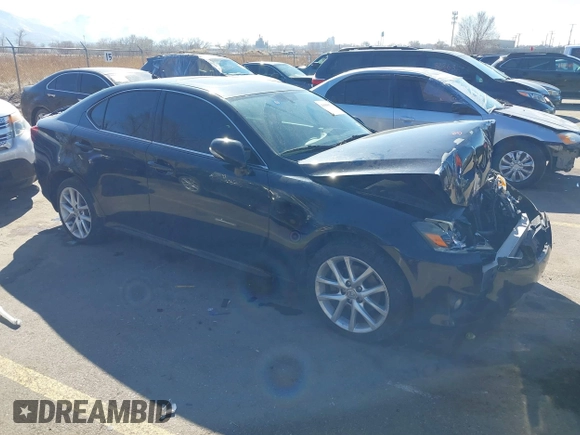 2011 Lexus IS 250 with VIN JTHCF5C29B5046243, listed as a IAAI auction lot 41688970 with 180,840 mi miles and . Bid and sale history available at DreamBid. Image 1.