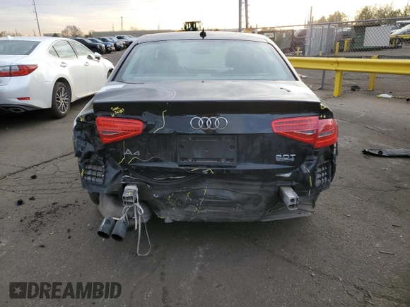 2015 Audi A4 Premium with VIN WAUBFAFL7FN030538, listed as a Copart auction lot 48596325 with 103,453 mi miles and Salvage Title. Bid and sale history available at carsss.com. Image 6.