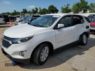 2020 Chevrolet Equinox LT with VIN 3GNAXJEVXLL261502, listed as a Copart auction lot 63578415 with 34,290 mi miles and Salvage title. Bid and sale history available at DreamBid. Image 1.