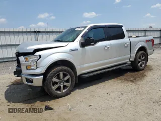 2015 Ford F-150 XLT with VIN 1FTEW1EGXFFC48357, listed as a Copart auction lot 59607485 with 199,050 mi miles and Salvage title. Bid and sale history available at DreamBid. Image 1.