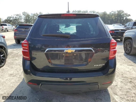 2016 Chevrolet Equinox LS with VIN 2GNALBEK2G1161229, listed as a Copart auction lot 43423185 with 211,269 mi miles and Salvage Title. Bid and sale history available at carsss.com. Image 6.