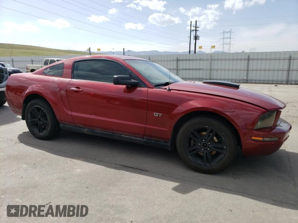 2008 Ford Mustang Deluxe with VIN 1ZVHT80NX85140251, listed as a Copart auction lot 52369645 with 143,646 mi miles and Salvage Title. Bid and sale history available at carsss.com. Image 4.