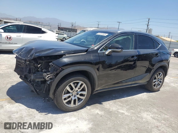 2016 Lexus NX 200t with VIN JTJYARBZ7G2042418, listed as a Copart auction lot 61241925 with 51,543 mi miles and Salvage title. Bid and sale history available at DreamBid. Image 1.