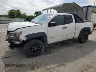 2017 Chevrolet Colorado 4WD Work Truck with VIN 1GCHTBEA0H1190217, listed as a Copart auction lot 55428675 with 131,803 mi miles and Salvage title. Bid and sale history available at DreamBid. Image 1.