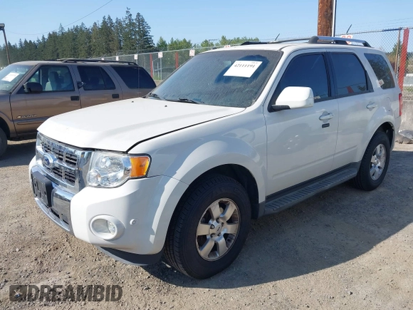 2012 Ford Escape Limited with VIN 1FMCU0E7XCKC08592, listed as a IAAI auction lot 42111191 with 105,318 mi miles. Bid and sale history available at carsss.com. Image 2.