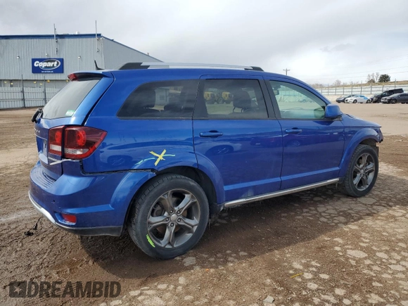 2015 Dodge Journey Crossroad z VIN 3C4PDDGG7FT677491, wystawiony jako Copart lot #49511465 z przebiegiem 150 298 mil mil oraz Szkoda całkowita • Salvage title. Historia ofert i sprzedaży dostępna na DreamBid. Obrazek 3.