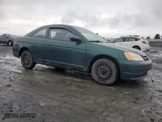 2002 Honda Civic LX with VIN 1HGEM21502L045829, listed as a Copart auction lot 81906834 with 269,548 mi miles and Salvage Title. Bid and sale history available at carsss.com. Image 4.