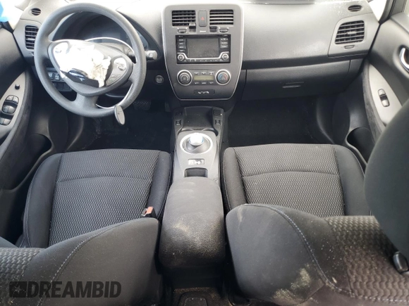 2017 Nissan LEAF S with VIN 1N4BZ0CP0HC302380, listed as a Copart auction lot 52856955 with 53,141 mi miles and Salvage title. Bid and sale history available at DreamBid. Image 8.