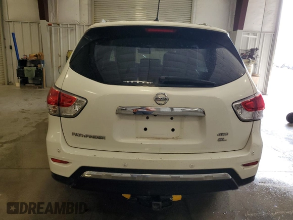 2014 Nissan Pathfinder SL with VIN 5N1AR2MM9EC673308, listed as a Copart auction lot 58122245 with 114,934 mi miles and Salvage title. Bid and sale history available at DreamBid. Image 6.