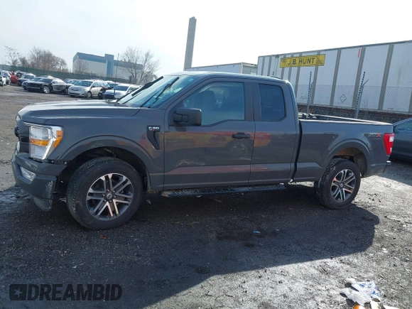2021 Ford F-150 XL with VIN 1FTEX1EP7MKE31474, listed as a IAAI auction lot 41487560 with 38,030 mi miles and . Bid and sale history available at DreamBid. Image 14.
