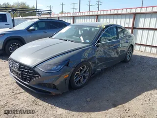 2020 Hyundai Sonata SEL with VIN 5NPEF4JA9LH009824, listed as a IAAI auction lot 41795181 with 55,068 mi miles. Bid and sale history available at carsss.com. Image 17.