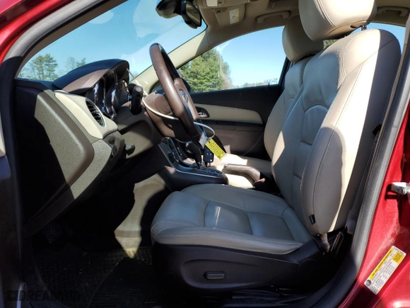 2012 Chevrolet Cruze LTZ with VIN 1G1PH5SC2C7364565, listed as a Copart auction lot 49767895 with 127,513 mi miles and Salvage Title. Bid and sale history available at carsss.com. Image 7.