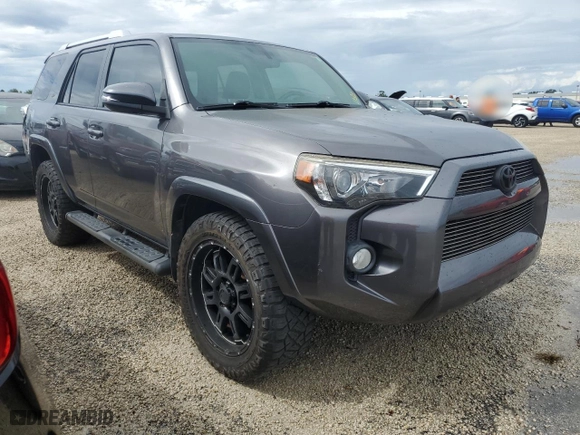 2017 Toyota 4Runner SR5 with VIN JTEZU5JR8H5154469, listed as a Copart auction lot 74082854 with 0 mi miles and Salvage Title. Bid and sale history available at carsss.com. Image 4.