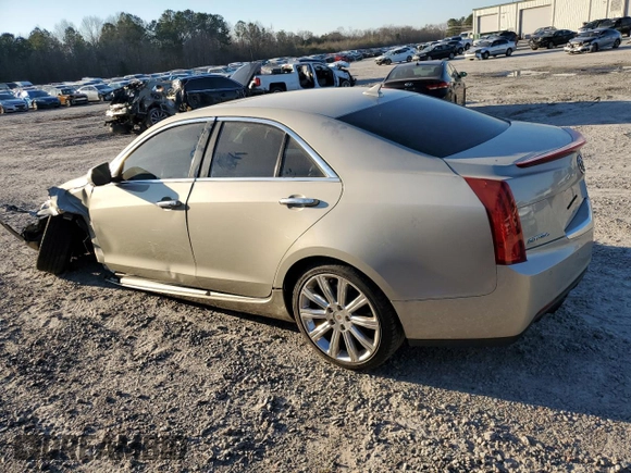 2014 Cadillac ATS Luxury AWD with VIN 1G6AH5RX9E0117273, listed as a Copart auction lot 46536525 with 126,518 mi miles and Salvage title. Bid and sale history available at DreamBid. Image 2.