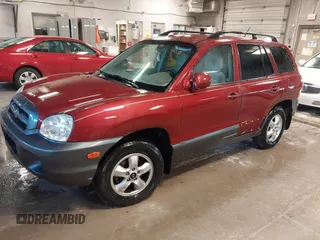 2005 Hyundai Santa Fe GLS with VIN KM8SC13D45U968781, listed as a IAAI auction lot 41736801 with 182,976 mi miles. Bid and sale history available at carsss.com. Image 2.