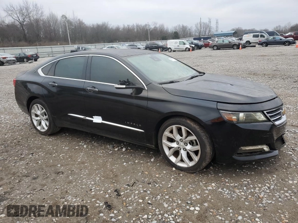 2015 Chevrolet Impala LTZ with VIN 2G1155SL2F9152833, listed as a Copart auction lot 44571755 with Not Provided miles and Salvage Title. Bid and sale history available at DreamBid. Image 4.