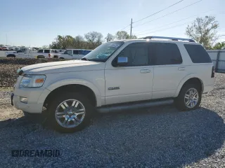 2008 Ford Explorer Limited with VIN 1FMEU65E98UA61364, listed as a Copart auction lot 47966725 with 128,385 mi miles and Salvage title. Bid and sale history available at DreamBid. Image 1.