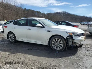 2018 Kia Optima LX with VIN 5XXGT4L30JG269084, listed as a Copart auction lot 46328535 with 138,523 mi miles and Salvage Title. Bid and sale history available at carsss.com. Image 4.