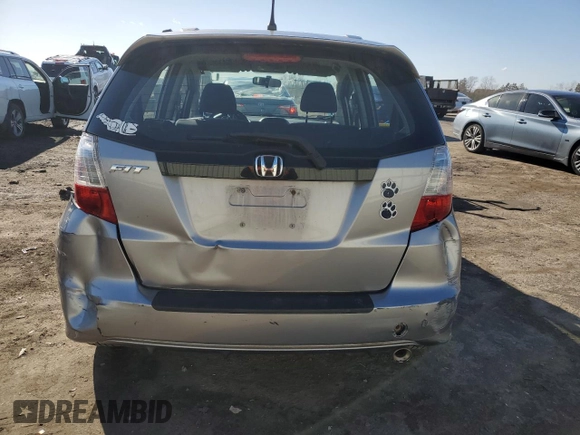 2009 Honda Fit Sport w/Navi with VIN JHMGE88639S020590, listed as a Copart auction lot 48403795 with 0 mi miles and Salvage Title. Bid and sale history available at carsss.com. Image 6.