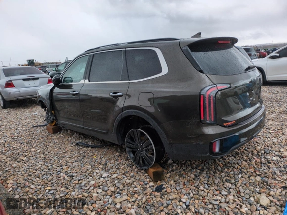2023 Kia Telluride SX X-Line with VIN 5XYP5DGC8PG333753, listed as a Copart auction lot 50998465 with 13,522 mi miles and Salvage title. Bid and sale history available at DreamBid. Image 2.
