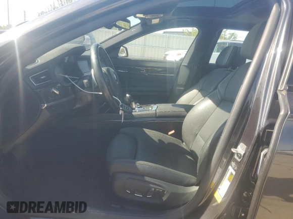 2014 BMW 7 Series 740Li with VIN WBAYE4C59ED138376, listed as a Copart auction lot 76878354 with 73,129 mi miles and Salvage Title. Bid and sale history available at carsss.com. Image 7.