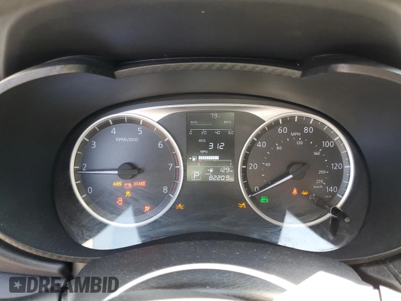 2020 Nissan Versa S with VIN 3N1CN8DV9LL888969, listed as a Copart auction lot 51855485 with 82,209 mi miles and Salvage Title. Bid and sale history available at DreamBid. Image 9.