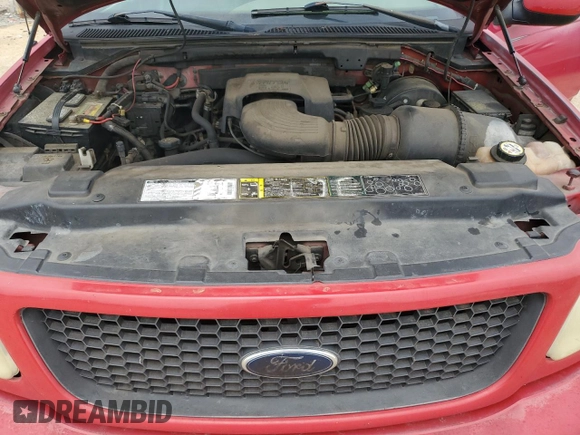 2002 Ford F-150 XL with VIN 2FTRX08L02CA02800, listed as a Copart auction lot 56494315 with 350,842 mi miles and Salvage title. Bid and sale history available at DreamBid. Image 11.