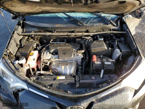 2018 Toyota RAV4 LE with VIN 2T3BFREV6JW742321, listed as a Copart auction lot 47231285 with 0 mi miles and Salvage Title. Bid and sale history available at carsss.com. Image 12.