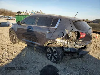 2013 Kia Sportage SX with VIN KNDPCCA61D7511496, listed as a Copart auction lot 87846595 with 171,733 mi miles and Salvage Title. Bid and sale history available at carsss.com. Image 2.