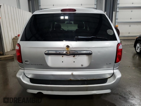 2007 Chrysler Town & Country LWB LX with VIN 2A4GP44R87R341991, listed as a Copart auction lot 76132174 with 166,176 mi miles and Non Repairable. Bid and sale history available at carsss.com. Image 6.