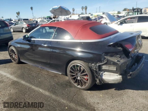 2020 Mercedes-Benz C with VIN W1KWK6EB9LF995290, listed as a Copart auction lot 88809885 with 55,173 mi miles and Salvage Title. Bid and sale history available at DreamBid. Image 2.