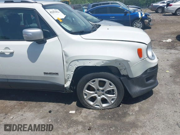 2018 Jeep Renegade Limited with VIN ZACCJADB8JPJ06197, listed as a IAAI auction lot 42253022 with 87,494 mi miles and . Bid and sale history available at DreamBid. Image 6.