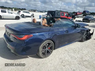 2023 BMW 4 Series M440i with VIN WBA53AT03PCL15153, listed as a Copart auction lot 47616645 with Not Provided miles and Salvage Title. Bid and sale history available at DreamBid. Image 3.