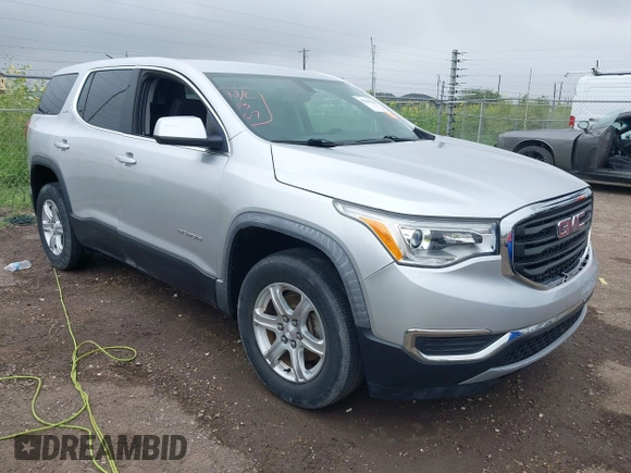 2019 GMC Acadia SLE z VIN 1GKKNKLA1KZ124873, wystawiony jako IAAI lot #42108666 z przebiegiem Nie podano mil oraz . Historia ofert i sprzedaży dostępna na DreamBid. Obrazek 1.