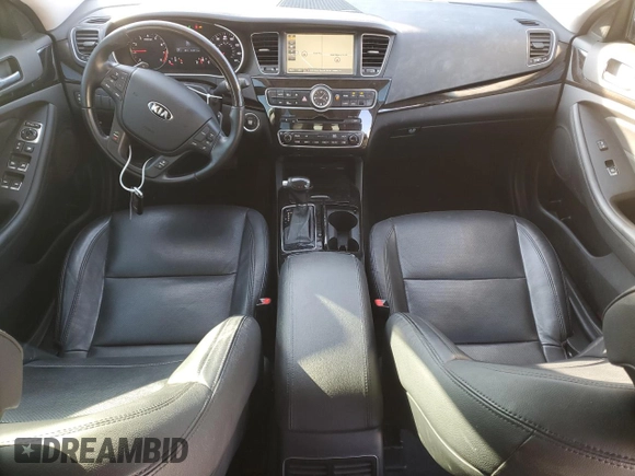 2014 Kia Cadenza Premium with VIN KNALN4D70E5133474, listed as a Copart auction lot 89336135 with 61,211 mi miles and Salvage Title. Bid and sale history available at DreamBid. Image 8.
