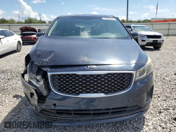 2015 Kia Sedona LX with VIN KNDMB5C14F6043095, listed as a Copart auction lot 69256824 with 181,202 mi miles and Salvage Title. Bid and sale history available at DreamBid. Image 5.