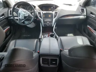 2015 Acura TLX V6 with VIN 19UUB2F38FA017772, listed as a Copart auction lot 56461695 with Not provided miles and Salvage title. Bid and sale history available at DreamBid. Image 8.