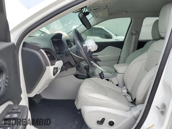 2020 Jeep Cherokee Limited with VIN 1C4PJLDXXLD615012, listed as a Copart auction lot 63091404 with 58,004 mi miles and Salvage title. Bid and sale history available at DreamBid. Image 7.