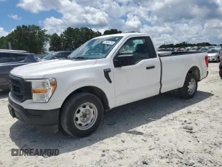 2021 Ford F-150 XL with VIN 1FTMF1CB0MKD57000, listed as a Copart auction lot 65608785 with 142,235 mi miles and Clean title. Bid and sale history available at DreamBid. Image 1.