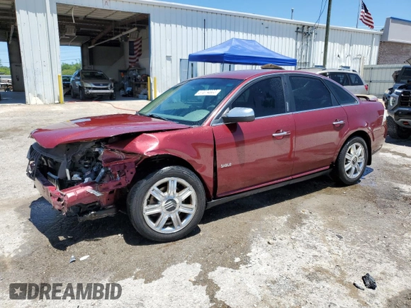 2008 Mercury Sable Premier with VIN 1MEHM42W38G625607, listed as a Copart auction lot 57874805 with 230,365 mi miles and Salvage title. Bid and sale history available at DreamBid. Image 1.