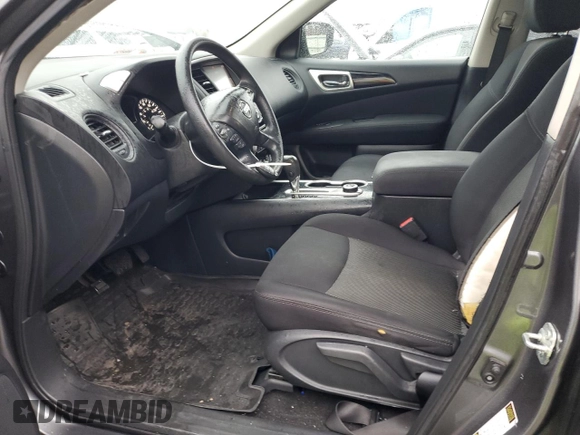 2017 Nissan Pathfinder S with VIN 5N1DR2MM6HC696417, listed as a Copart auction lot 83398794 with 78,746 mi miles and Non Repairable. Bid and sale history available at carsss.com. Image 7.