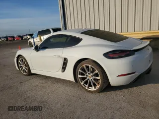 2018 Porsche 718 Cayman z VIN WP0AA2A85JK262216, wystawiony jako Copart lot #82436914 z przebiegiem 109 574 mil mil oraz Szkoda całkowita • Salvage title. Historia ofert i sprzedaży dostępna na DreamBid. Obrazek 2.